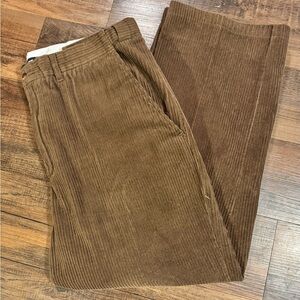 King Size Corduroy Pants Men’s 38x40 TALL Brown  Casual Big Tall EUC